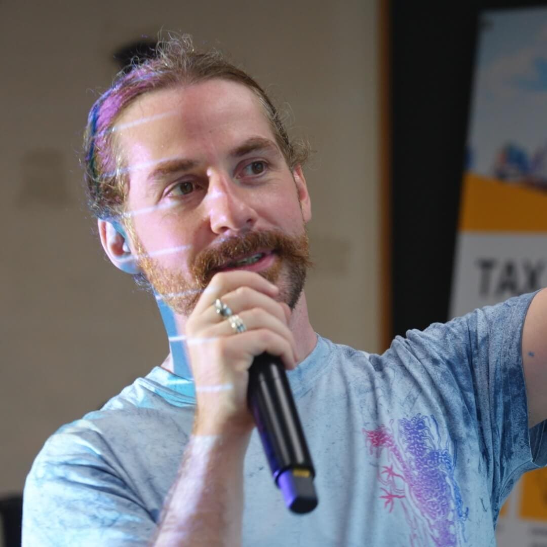 Akiyaz CEO Matt Ketchum speaking at the Japan Real Estate Symposium in April 2025