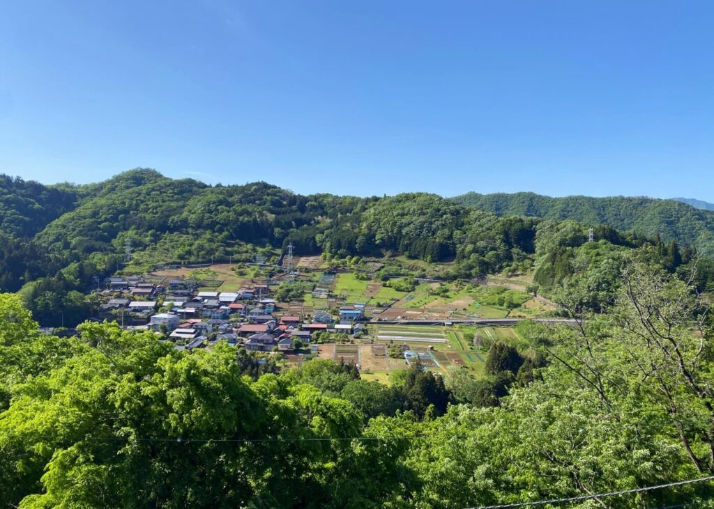 Village in Sagamihara's Midori-ku in Kanagawa, Japan.