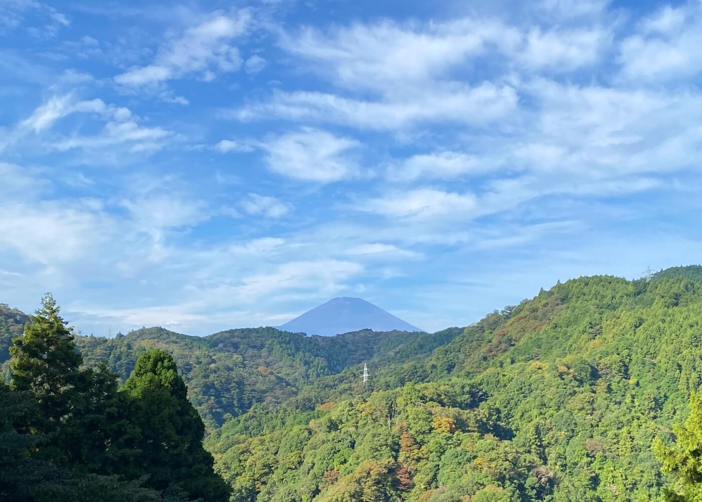 View of Mt. Fuji from Yamakita, Kanagawa, Japan.